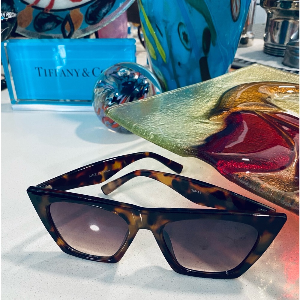 Sun Glasses Animal Print Retro